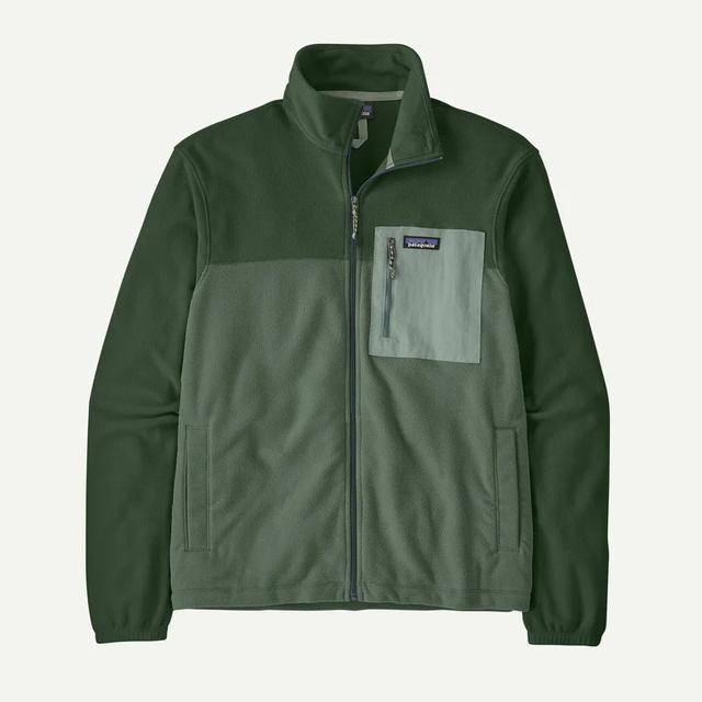Patagonia Mens Pat M Micro D Patch Pocket Jkt Canopy Green