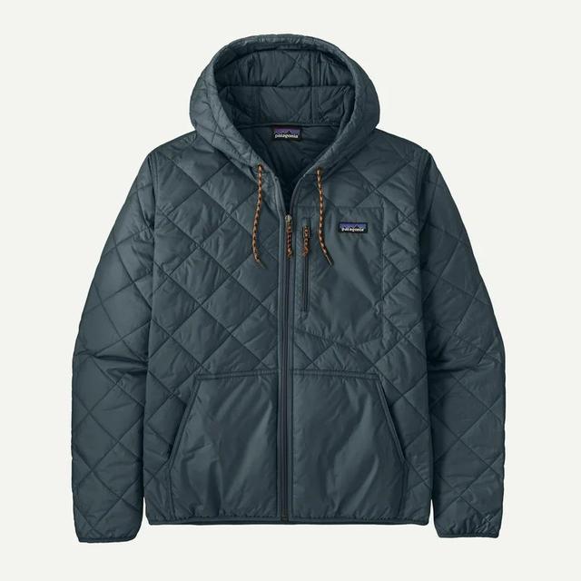 Patagonia Mens Diamond Quilted Bomber Hoody summit blue