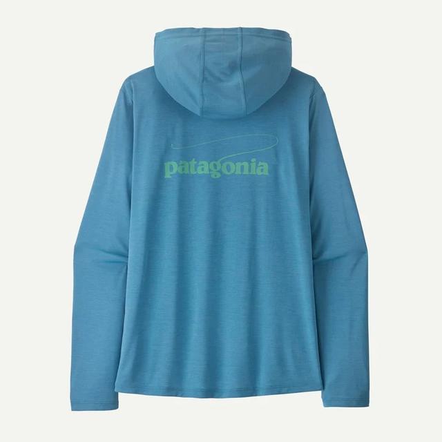 Patagonia Womens Cap Cool Daily Graphic Hoody shore blue: light shore blue x-dye