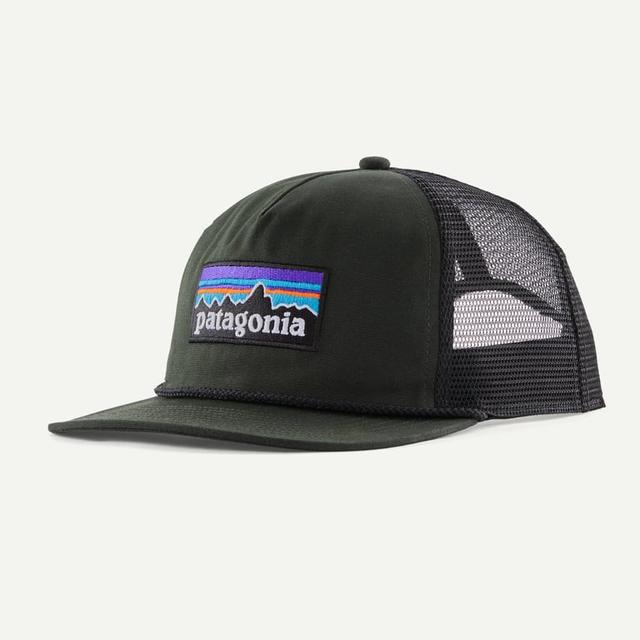 Patagonia Airfarer Cap p-6 logo: old growth green
