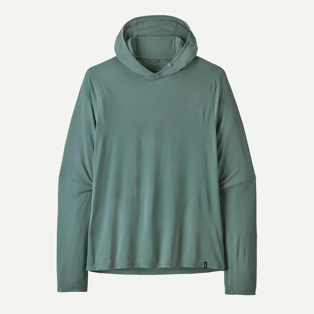 Patagonia Mens Pat M Cap Cool Ultra Hoody Blue Sage/Light Blue Sage X-Dye
