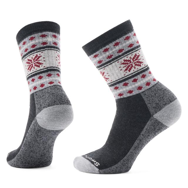 Smartwool Everyday Cozy Snowflake Dream Crew Socks Charcoal