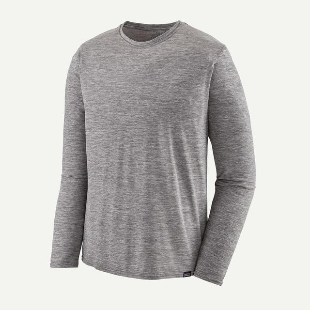 Patagonia Pat M Ls Cap Cool Daily Shirt Feather Grey