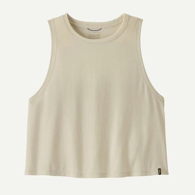 Patagonia Pat W Cap Cool Trail Cropped Tank Dyno White
