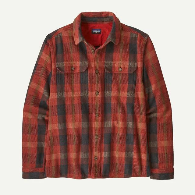 Patagonia Mens Fjord Loft Shirt hunter: amanita red