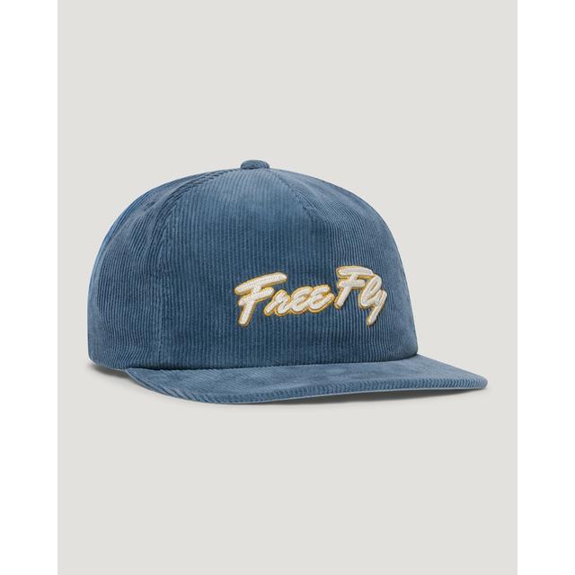 Free Fly Ff U Ninties Corduroy Snapback Hat Windward Blue