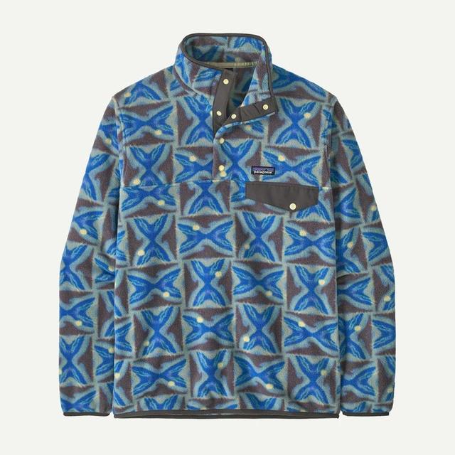 Patagonia Mens Lightweight Synch Snap-T Pullover deep freeze: forge grey