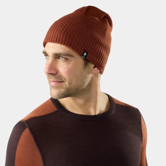 Smartwool Sw U Fleece Lined Beanie Burnt Sienna Donegal
