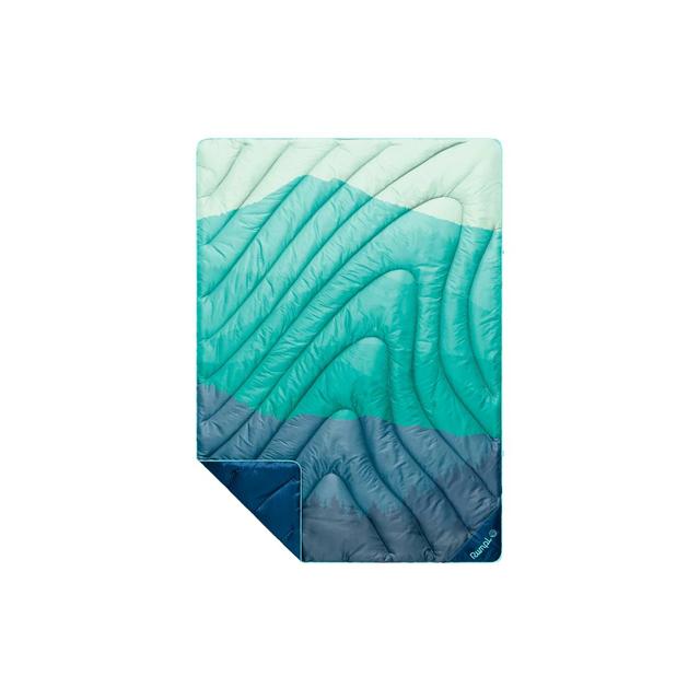 Rumpl Original Puffy Blanket - Cascade Fade seascape ridge mountains
