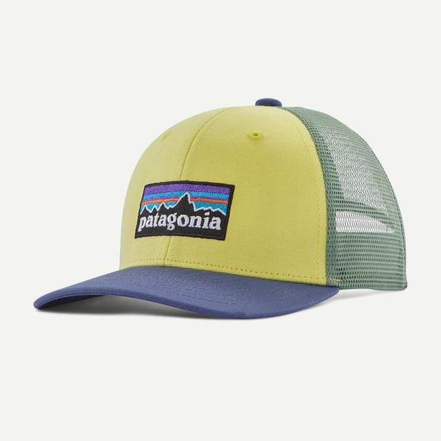 Patagonia Kids Trucker Hat p-6 logo: nearly green