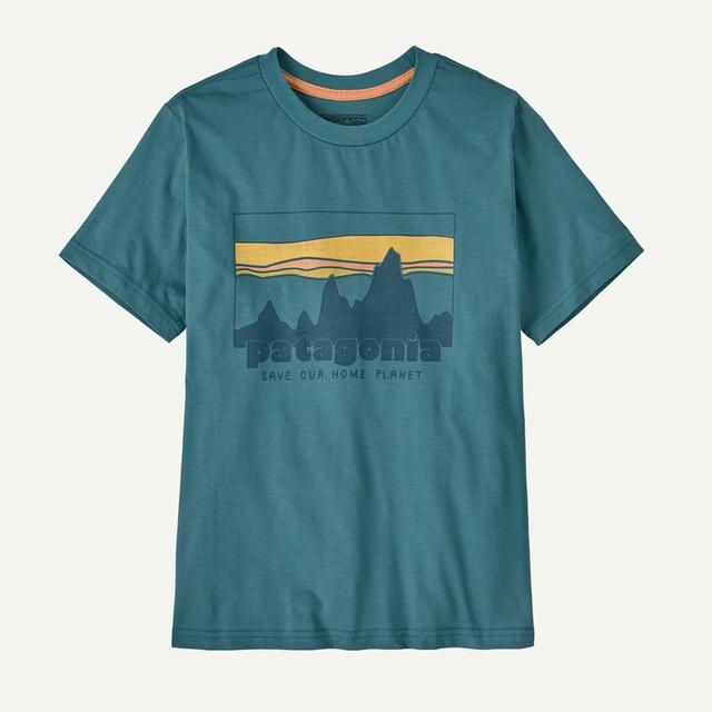 Patagonia '73 Skyline T Shirt Wetland Blue