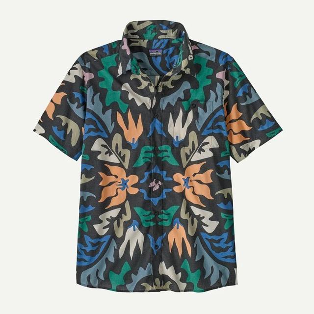 Patagonia Mens Go To Shirt kaleido: black