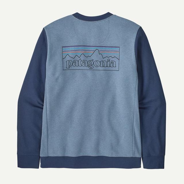 Patagonia Unisex P-6 Logo Uprisal Crew Sweatshirt p-6 outline: barnacle blue