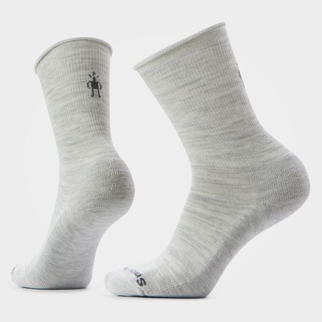 Smartwool Mens Sw W Everyday Roll Top Crew Socks Ash
