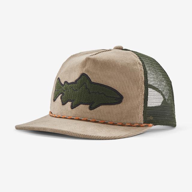Patagonia Pat M Fly Catcher Hat Fitz Roy Trout: Seabird Grey