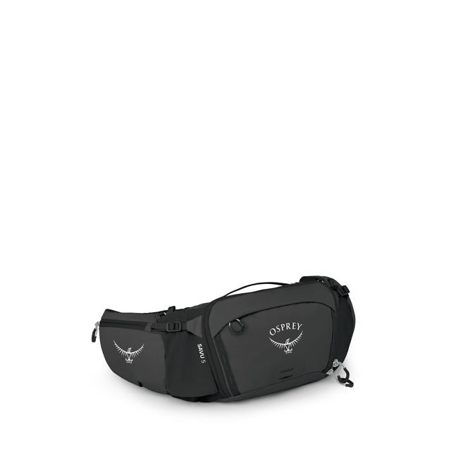 Osprey Packs Savu 5 Bike Hydration Lumbar Pack Raven Black