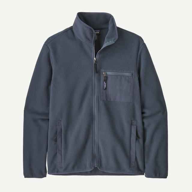 Patagonia Mens Pat M Synch Jkt Smolder Blue w/Smolder Blue