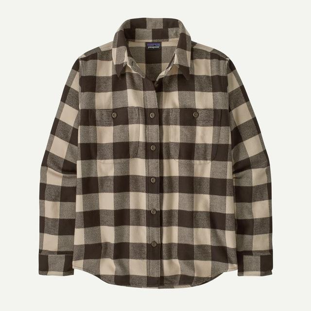 Patagonia Womens Fjord Flannel Shirt buffalo check: otter brown