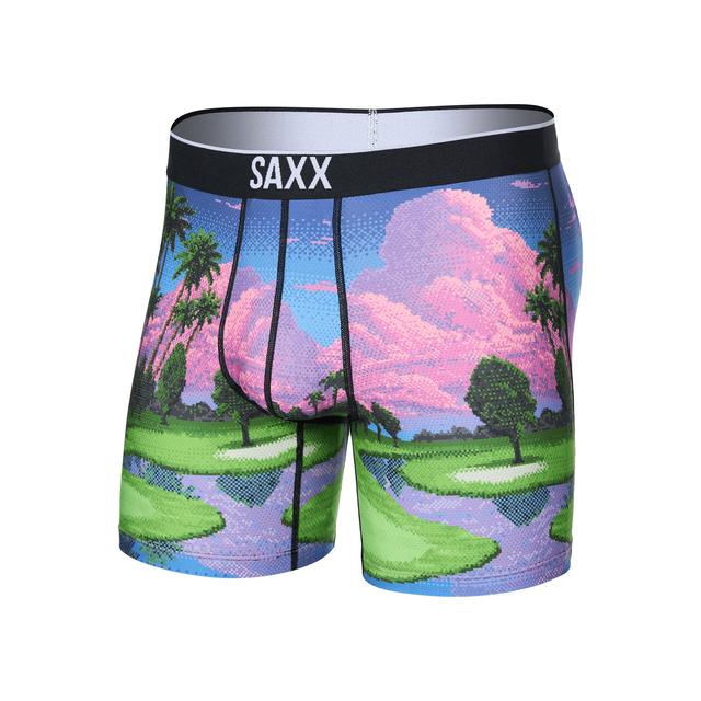 Saxx Mens Volt Boxer Brief Pixel Paradise - Multi