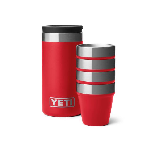 Yeti Yeti Shot Glasses & Case Rescue Red