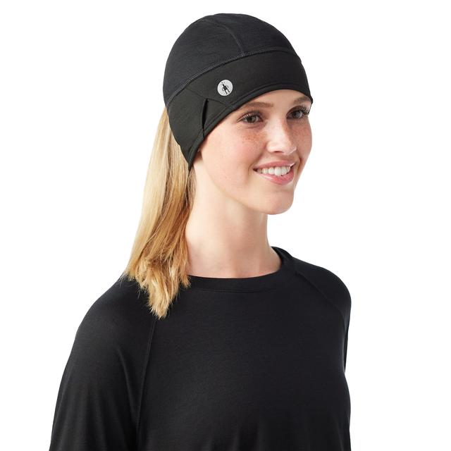 Smartwool Unisex Active Fleece Ponytail Beanie Hat Black