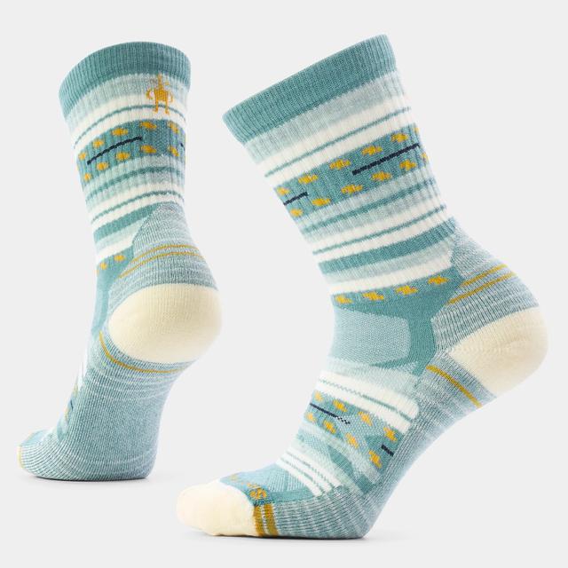Smartwool Hike Margarita Crew Socks Dusty Teal