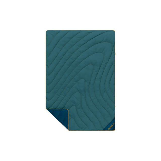 Rumpl Campfire Puffy Blanket Sage/Navy