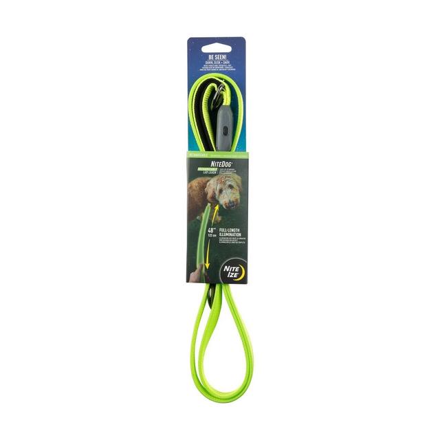 Nite Ize Nitedog Rechargeable Led Leash Lime/Green LED
