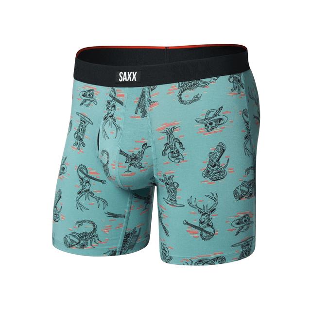 Saxx Mens Vibe Boxer Brief love story/black