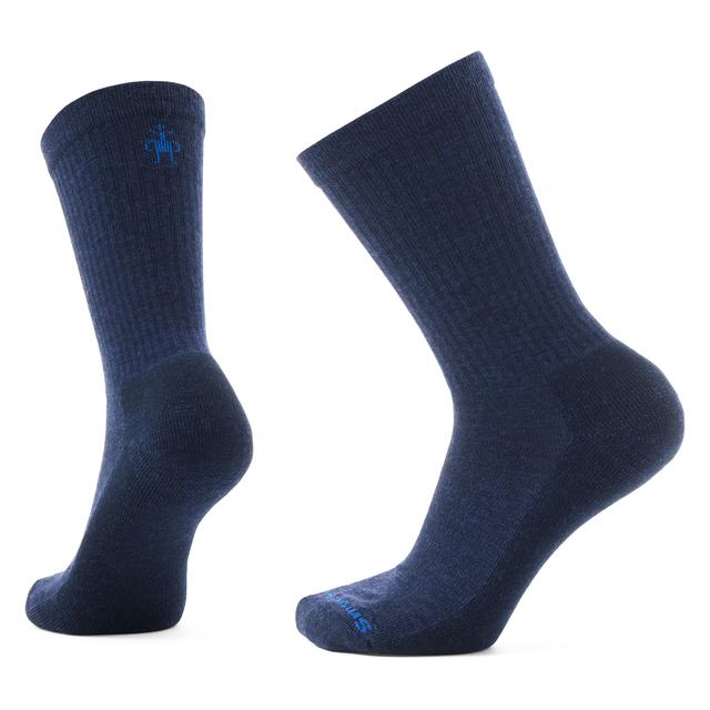 Smartwool Sw M Everyday Solid Rib Crew Socks Deep Navy