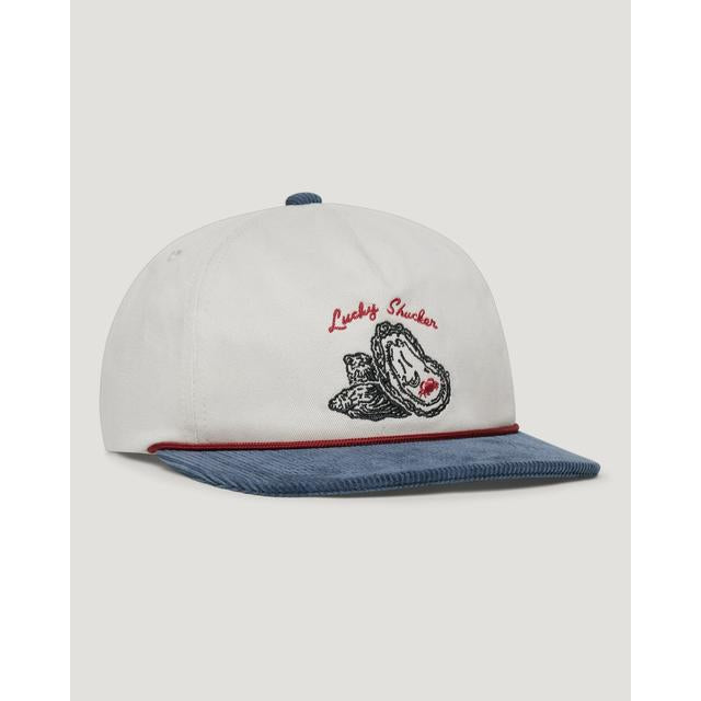 Free Fly Ff U Lucky Shucker Snapback Hat Birch/Dark Navy