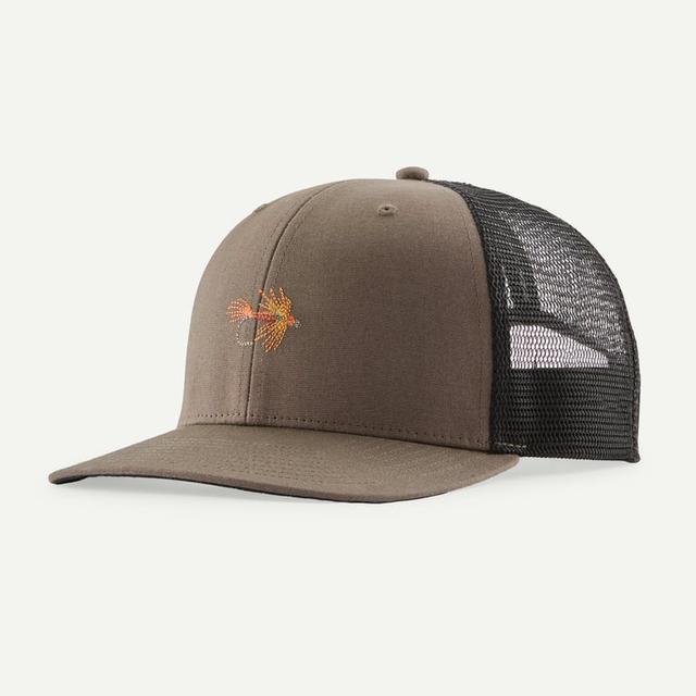 Patagonia Take A Stand Trucker Hat pheasant fly: marlow brown