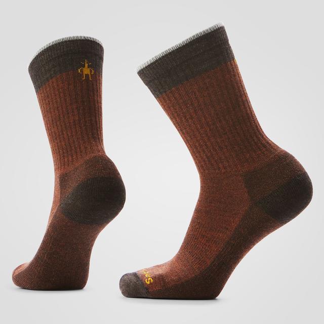 Smartwool Mens Everyday Rollinsville Crew Socks Chestnut