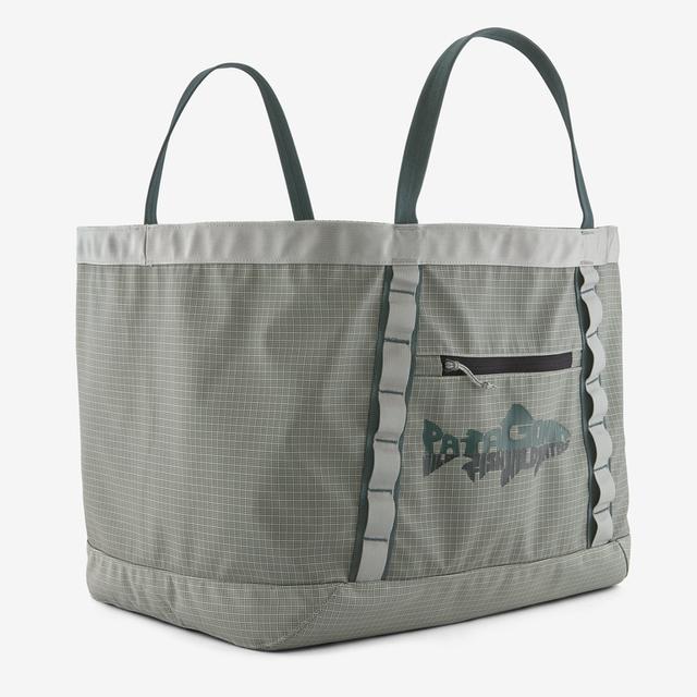 Patagonia Pat Black Hole Gear Tote Wild Waterline: Sleet Green