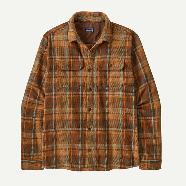 Patagonia Mens Fjord Loft Shirt avalanche: berm brown