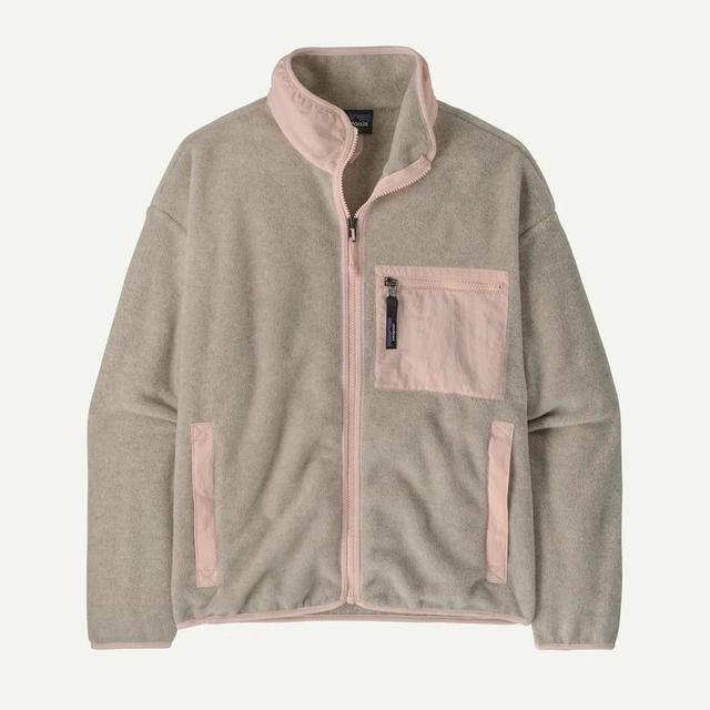 Patagonia Pat W Synch Jkt Oatmeal Heather w/Pink Frost
