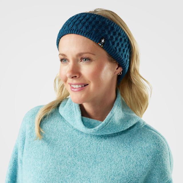 Smartwool Fleece Lined Headband Twilight/Blue Donegal