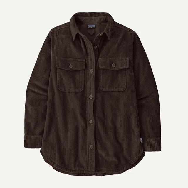 Patagonia Womens Corduroy Overshirt Jacket den brown