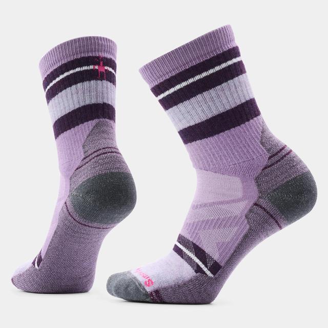 Smartwool Hike Saturnsphere Crew Socks Purple Dawn