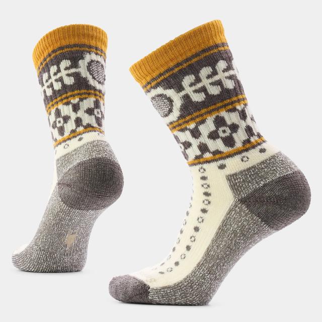 Smartwool Everyday Cozy Retro Sunflower Crew Socks Natural
