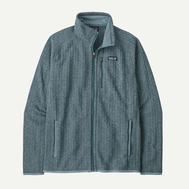Patagonia Mens Better Sweater Jacket blue sage rib knit