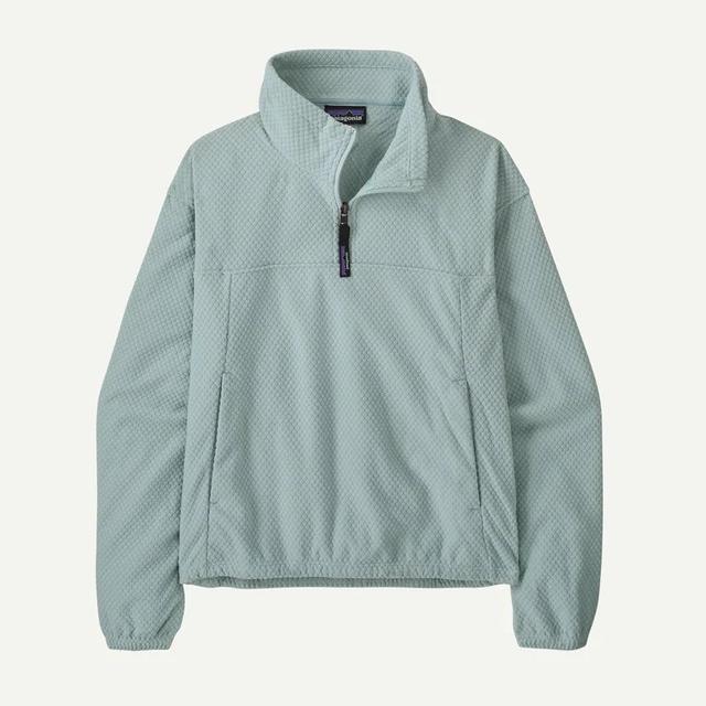Patagonia Womens Textured Fleece Pullover Virtually Blue