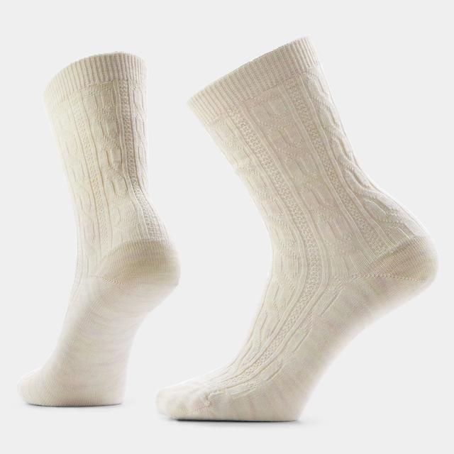 Smartwool Unisex Everyday Cable Crew Socks Moonbeam