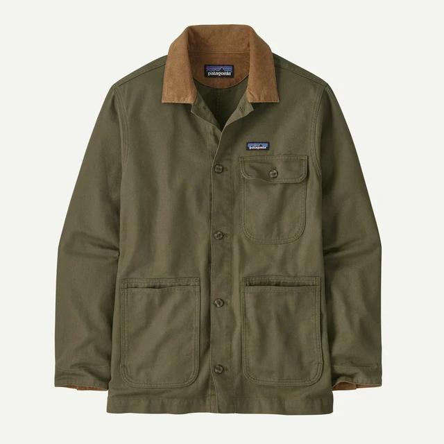 Patagonia Mens Pat M Point Reyes Canvas Jkt Basin Green