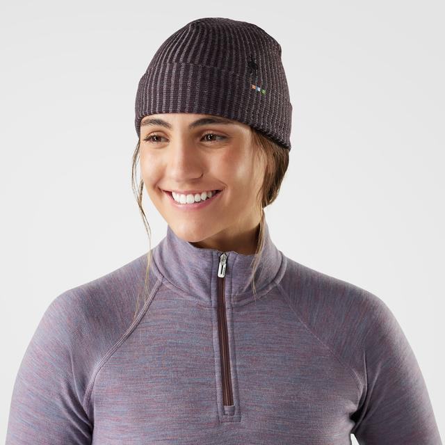 Smartwool Thermal Merino Rib Beanie Milk/Chalk Violet Heather