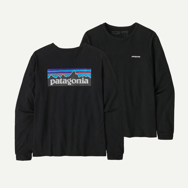 Patagonia Pat W Ls P-6 Logo Responsibili-tee Black
