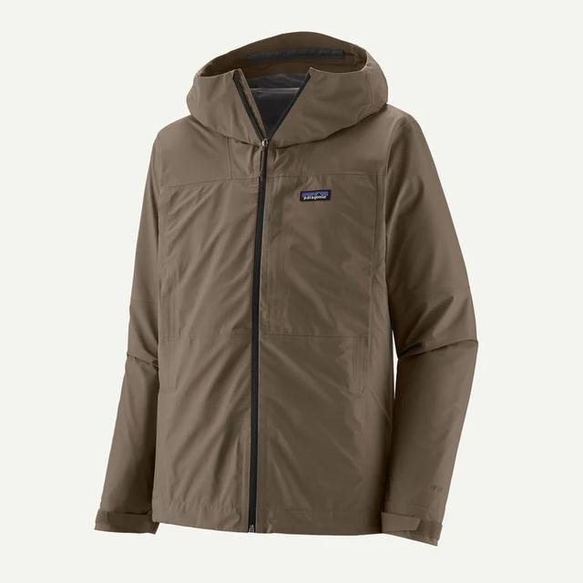 Patagonia Mens Boulder Fork Rain Jacket marlow brown