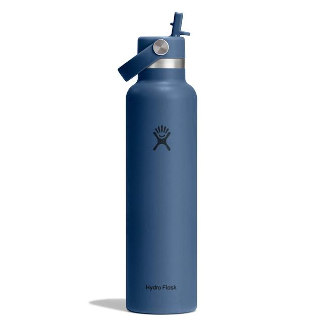 Hydro Flask 24 Oz Standard Mouth With Flex Straw Cap - Harbor Blue Harbor Blue