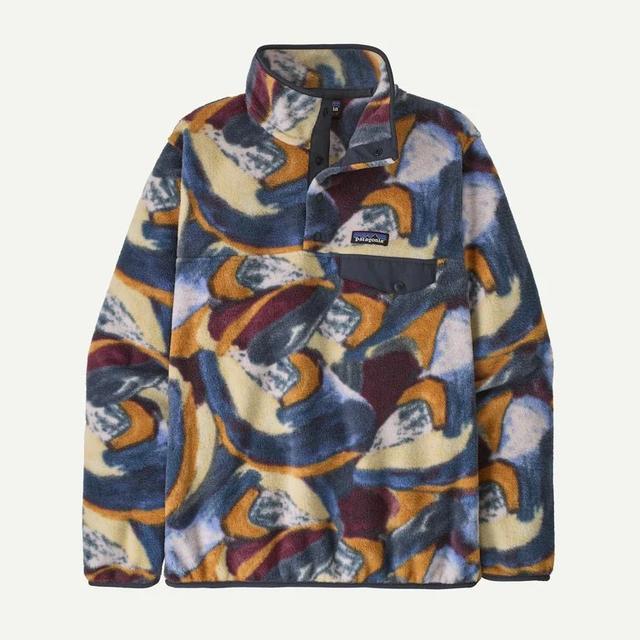 Patagonia Womens Lightweight Synch Snap-T Pullover smudge: smolder blue