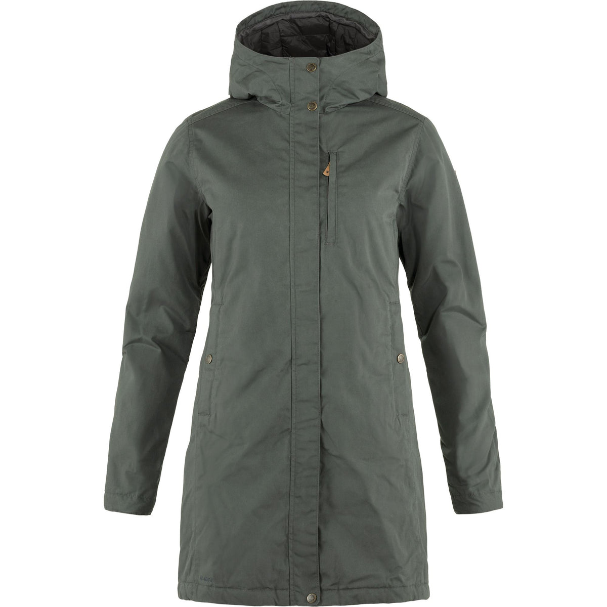 Fjallraven Fr W Kiruna Padded Parka Basalt